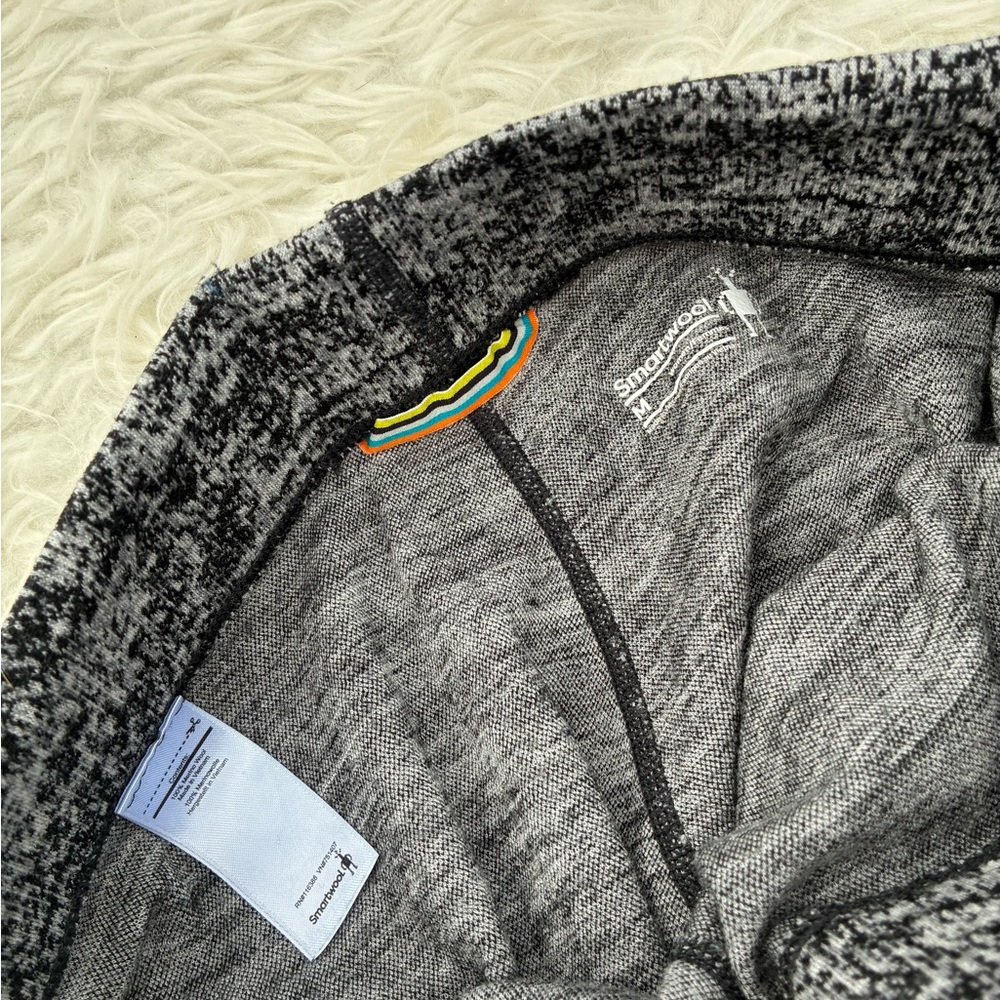 Smartwool merino base thermal layer in moonbeam heather - Picture 4 of 8